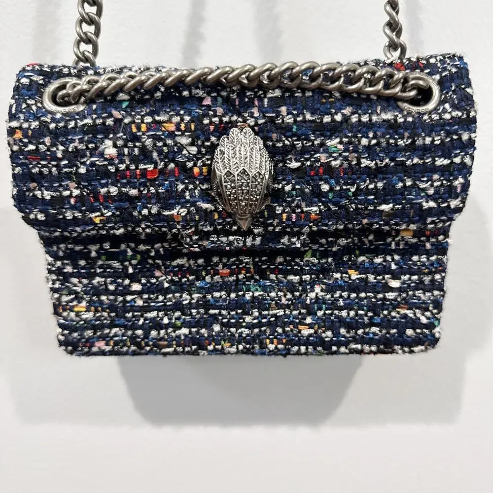 Kurt Geiger London Mini Kensington Tweed Crossbody Bag NWOT